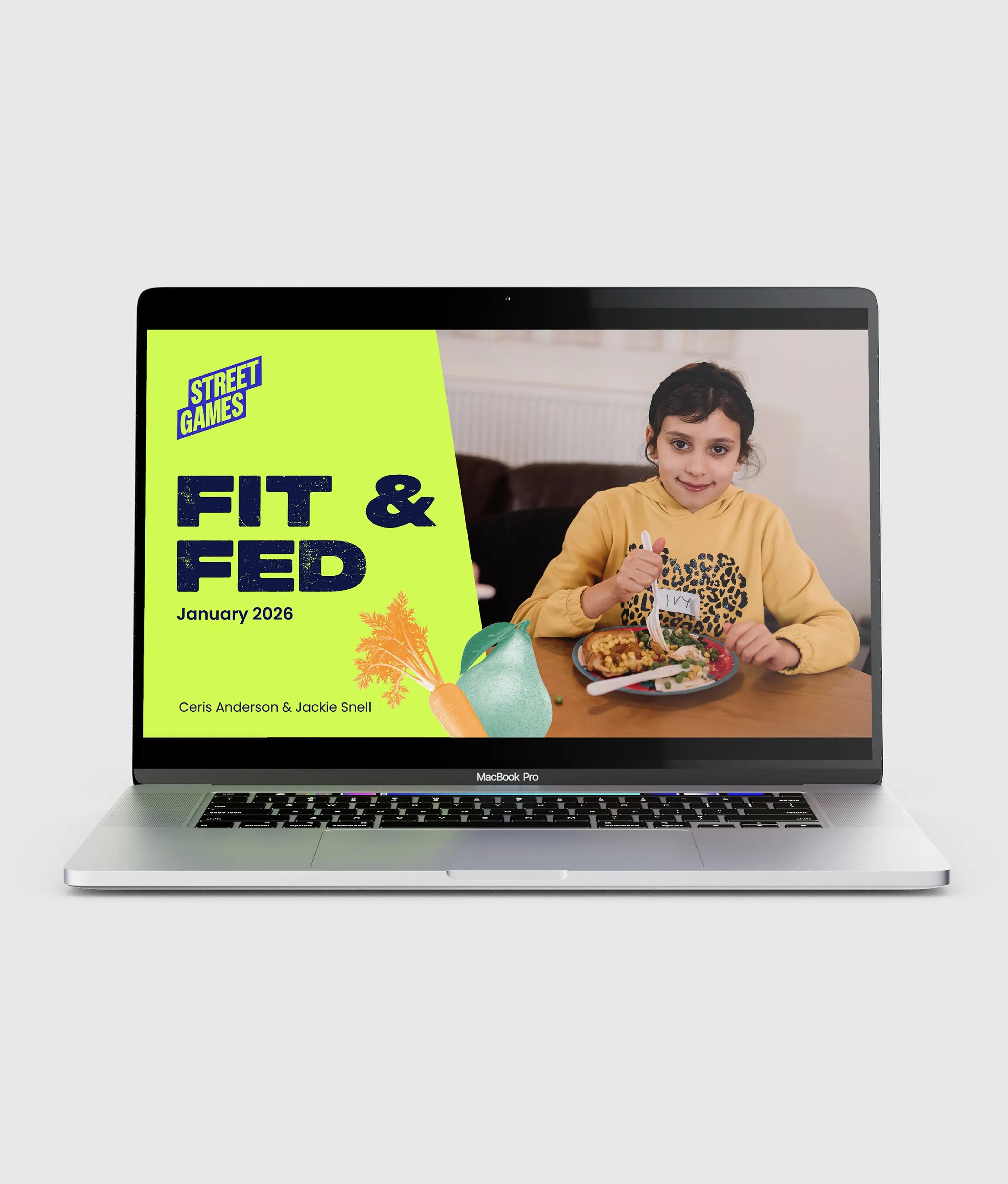 StreetGames fit and fed presentation