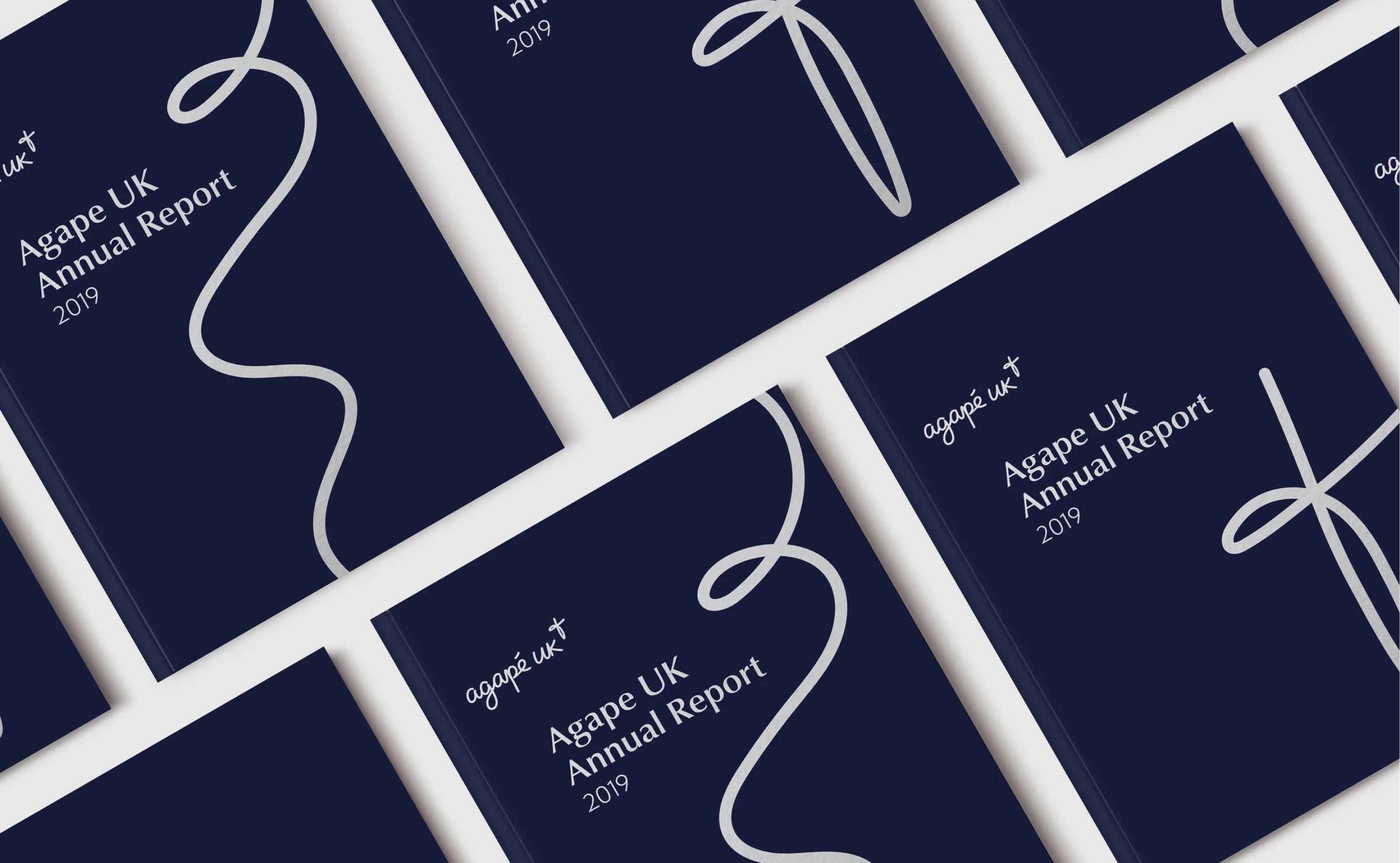 Agape professional booklets with silver detail