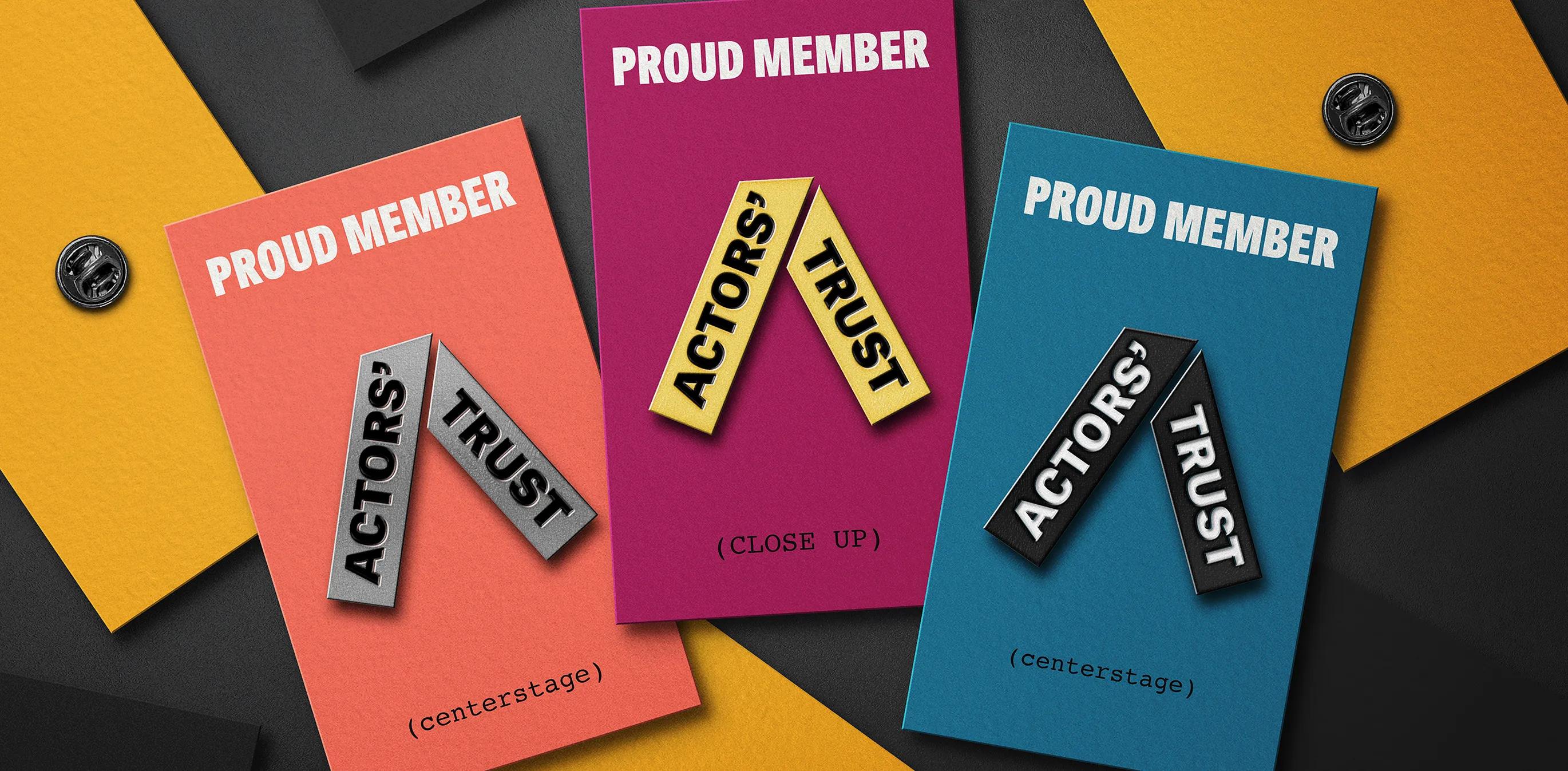 Actors Trust badges