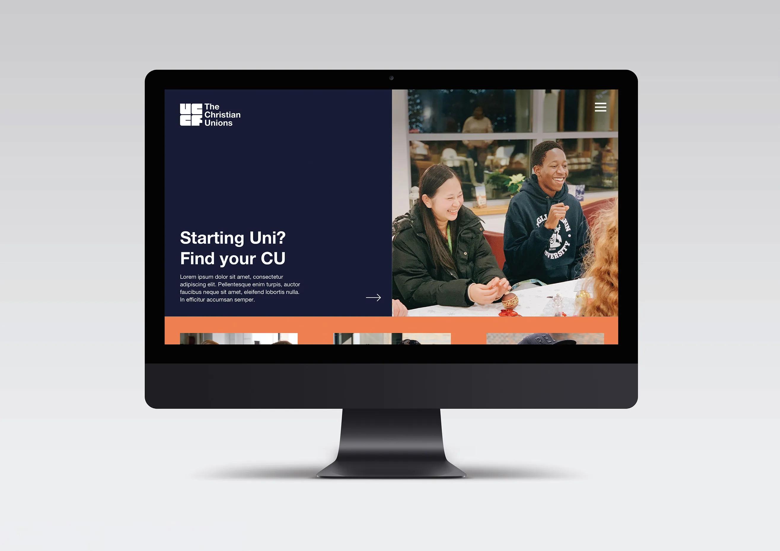 UCCF landing page