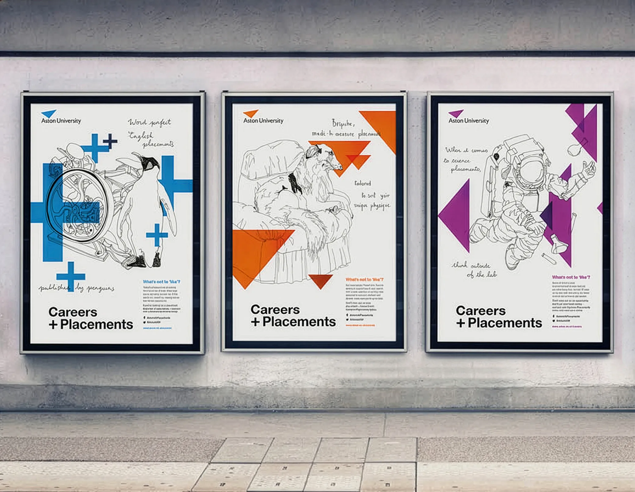 3 careers posters
