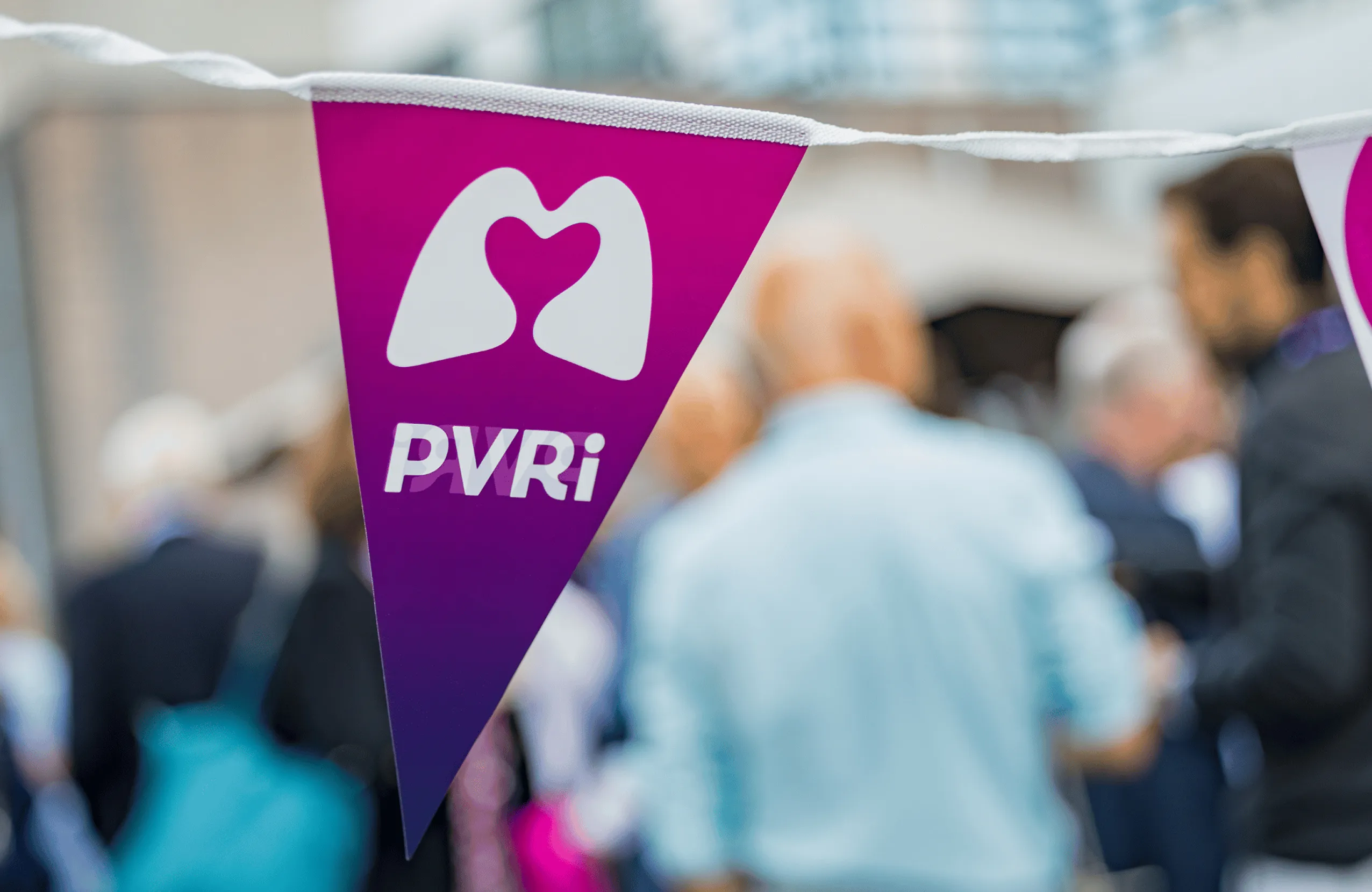 pvri banners with the logo and gradient